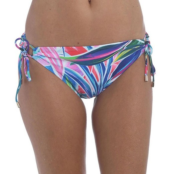 La Blanca Women's Palm Opulence Tie Hipster Bikini Bottom Size 10 - Picture 1 of 7